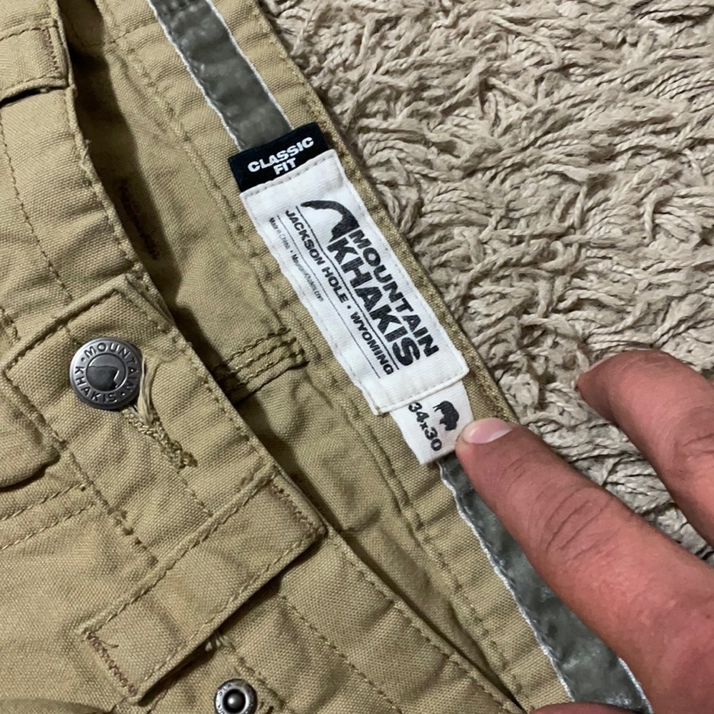Mountai Khakis 34x30